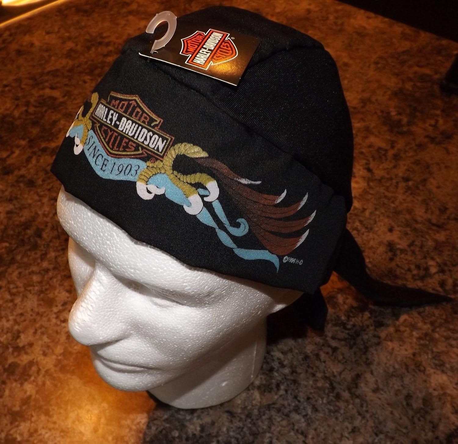 harley skull cap