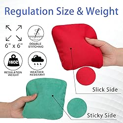 EunHo Dual Sided Cornhole Bags Set of 8 Regulation
