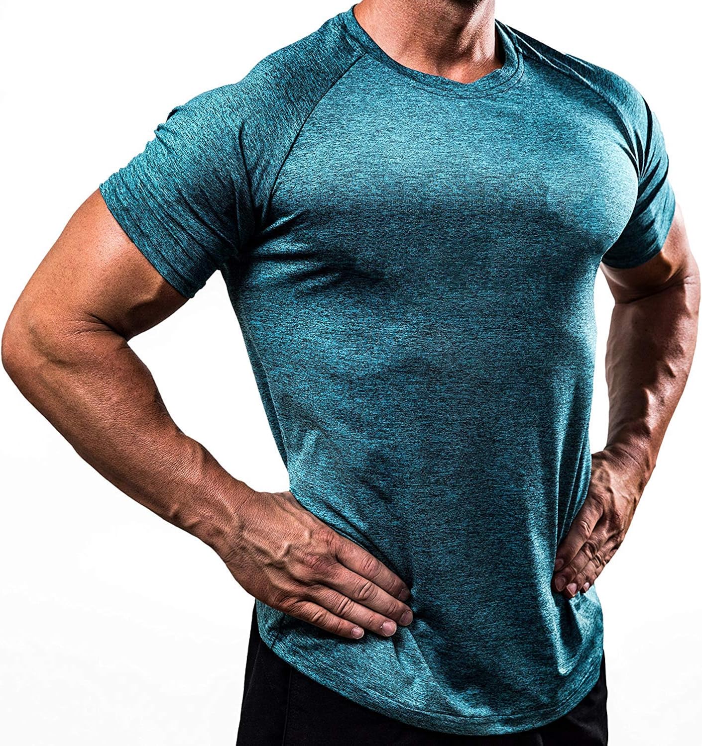 Wohnsinn Aachen Org Sports Fitness Men Mens Gym Workout Bodybuilding Muscle T Shirt Dry Fit Short Sleeve Slim Fit Active Tee Tops