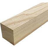 Barrington Hardwoods White Ash Lumber Baseball Bat Turning Blank - 3" x 3" (1 Pc) (3" x 3" x 36")