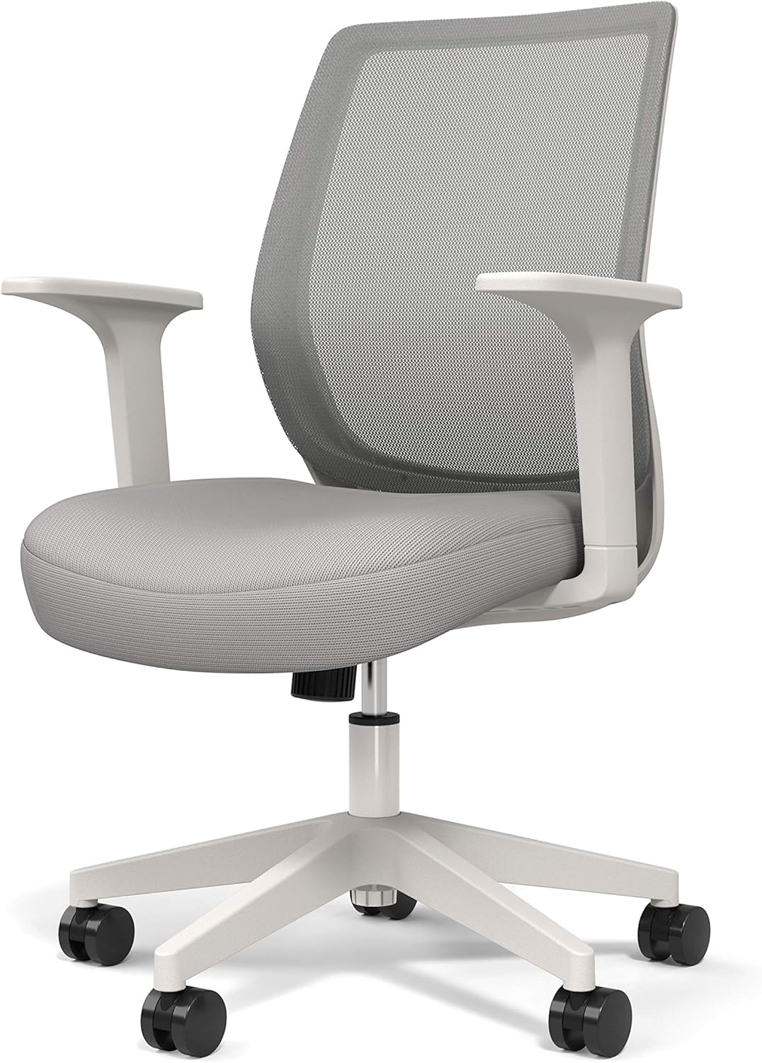 Amazon Com Union Scale Un59418 Essentials Mesh Back Fabric Task Chair Gray Office Products