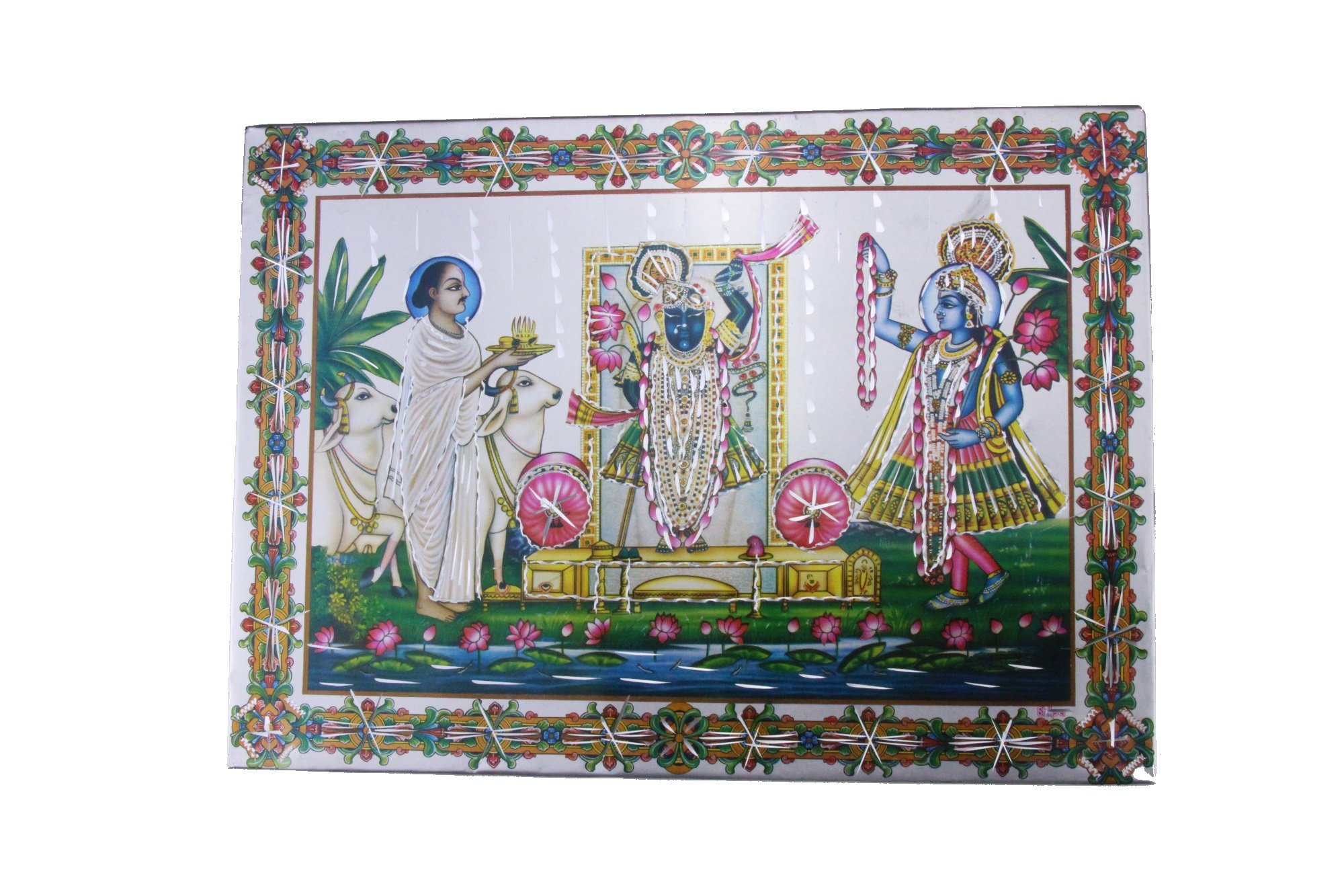 Buy Shreenathji Samput Darshan Aluminium Hindu God Photo Frame