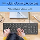 HP 150 Wired Mouse and Keyboard Combo 1600 DPI USB-A Eronomic Quiet view 4