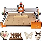 FoxAlien Masuter Pro 3-Axis CNC Router Machine, Beginner Hobby Engraving Machine All-Metal Structure for Wood Acrylic MDF Nylon Routing Milling Carving