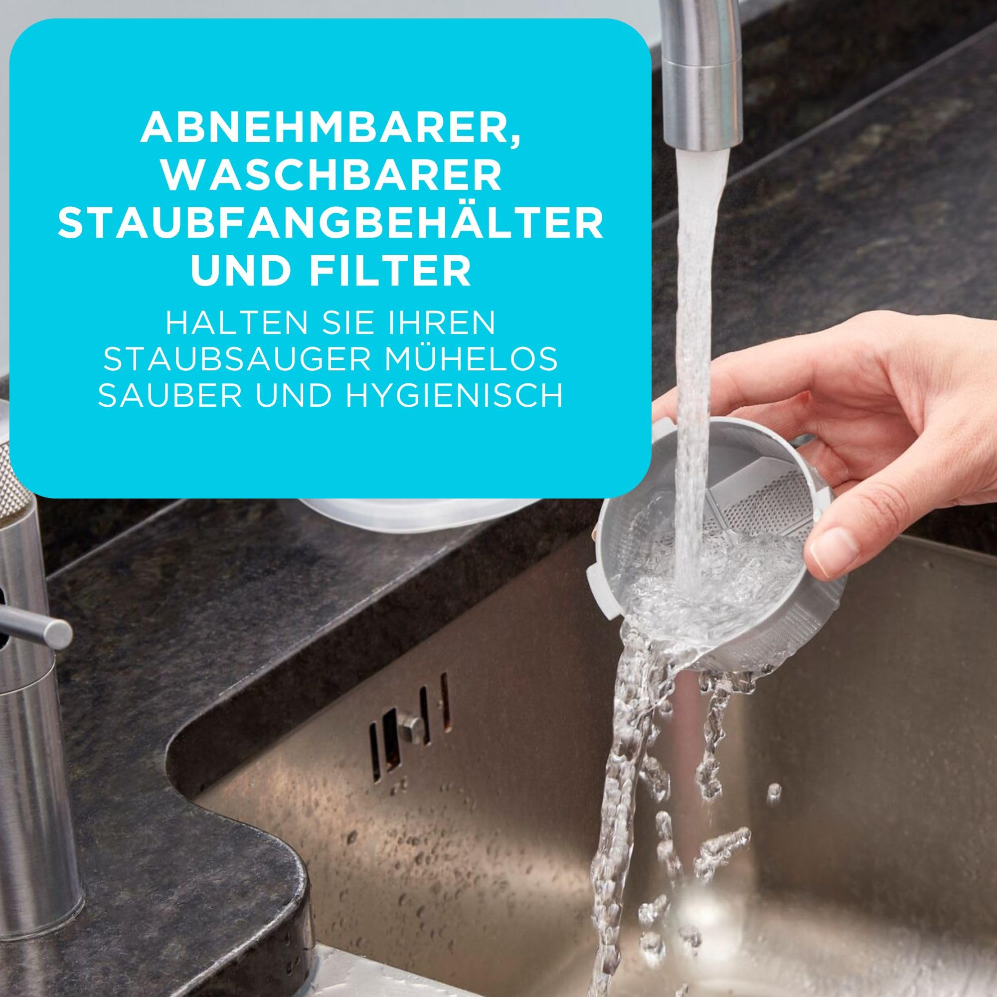 BLACK+DECKER dustbuster 3.6V kabelloser Akku-Handstaubsauger, NVC115JL-QW 6