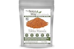 The Spice Way Tikka Masala Spice - An Indian Seasoning Mix for Meat. 20 premium ingredients including turmeric, coriander, cumin, fenugreek and more.(Goda Masala/Gram Masala/Graham) - 2 oz