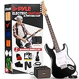 Pyle Full Size Electric Guitar Kit with 5W