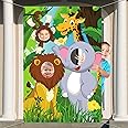 20pcs Jungle Safari Party Signs - Animal Directional Decor For Birthday & Baby Shower