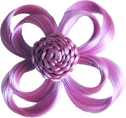 Love Hair Extensions Clip In Flower Hair Accessory Colour Lilac