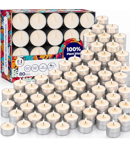 Amazon.com: IKEA 100 Tealight Candles Unscented Home Holiday Party