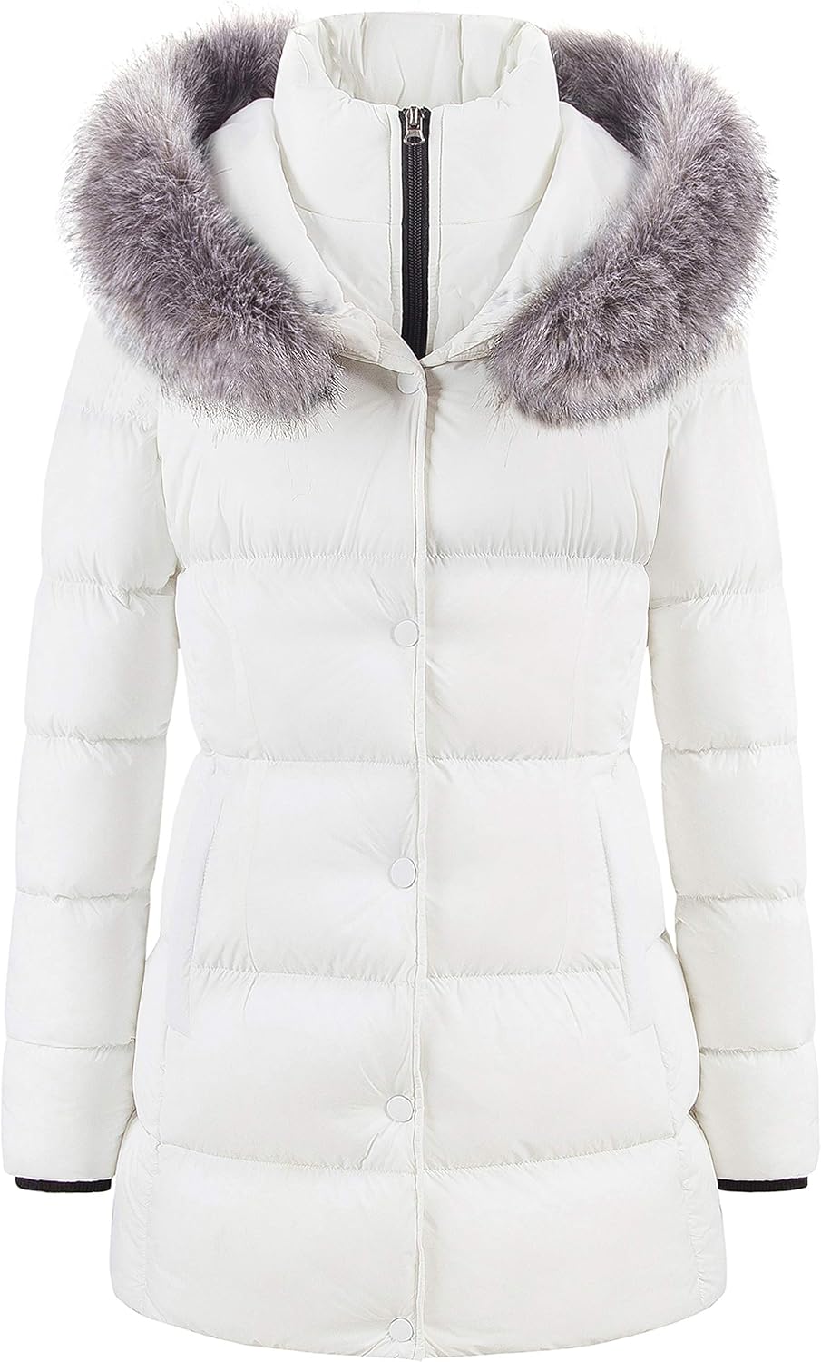winter jacket womens with fur hood