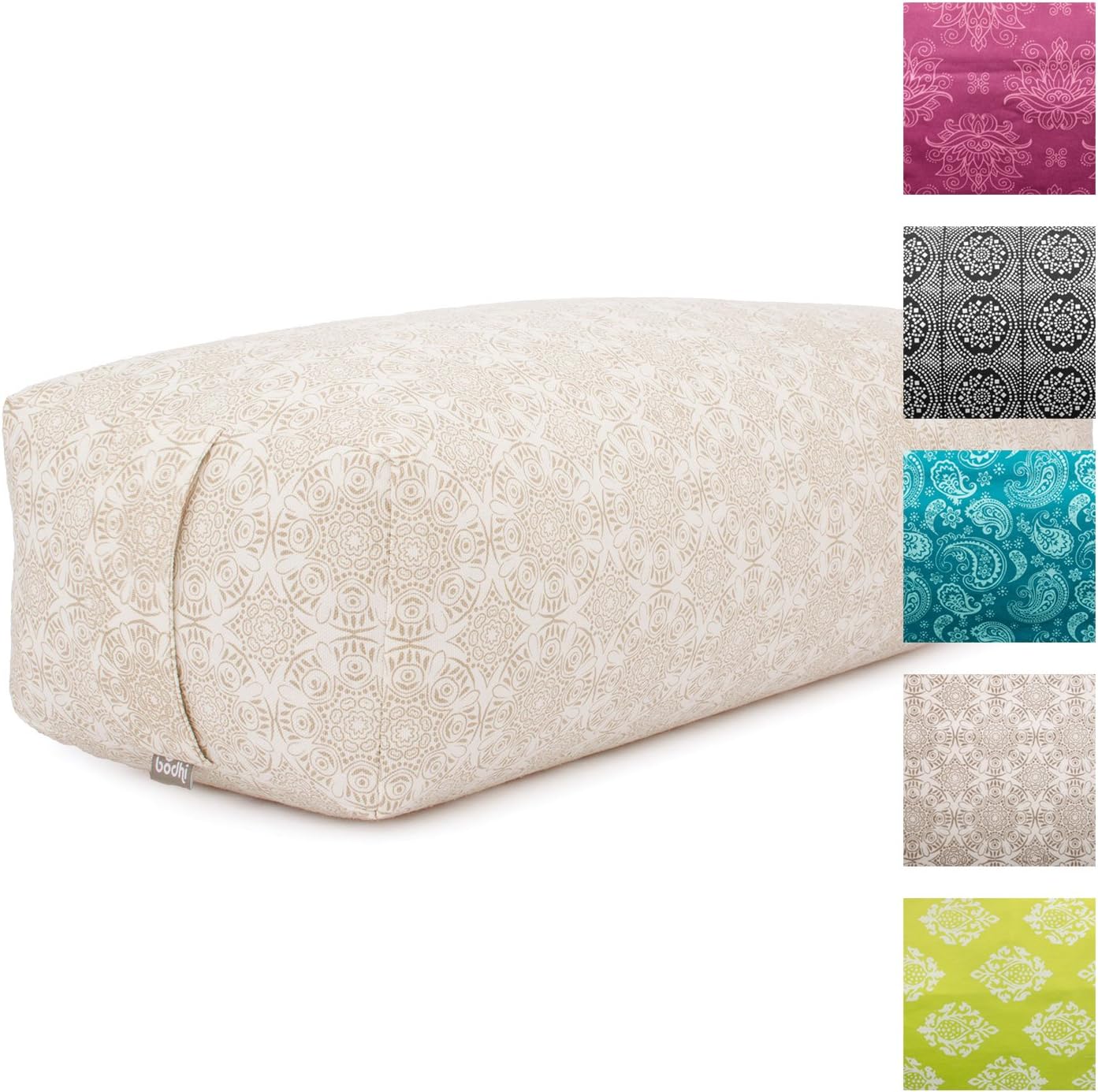 Yoga Bolster SALAMBA"Madurai", Maharaja Collection, Farbe ecru