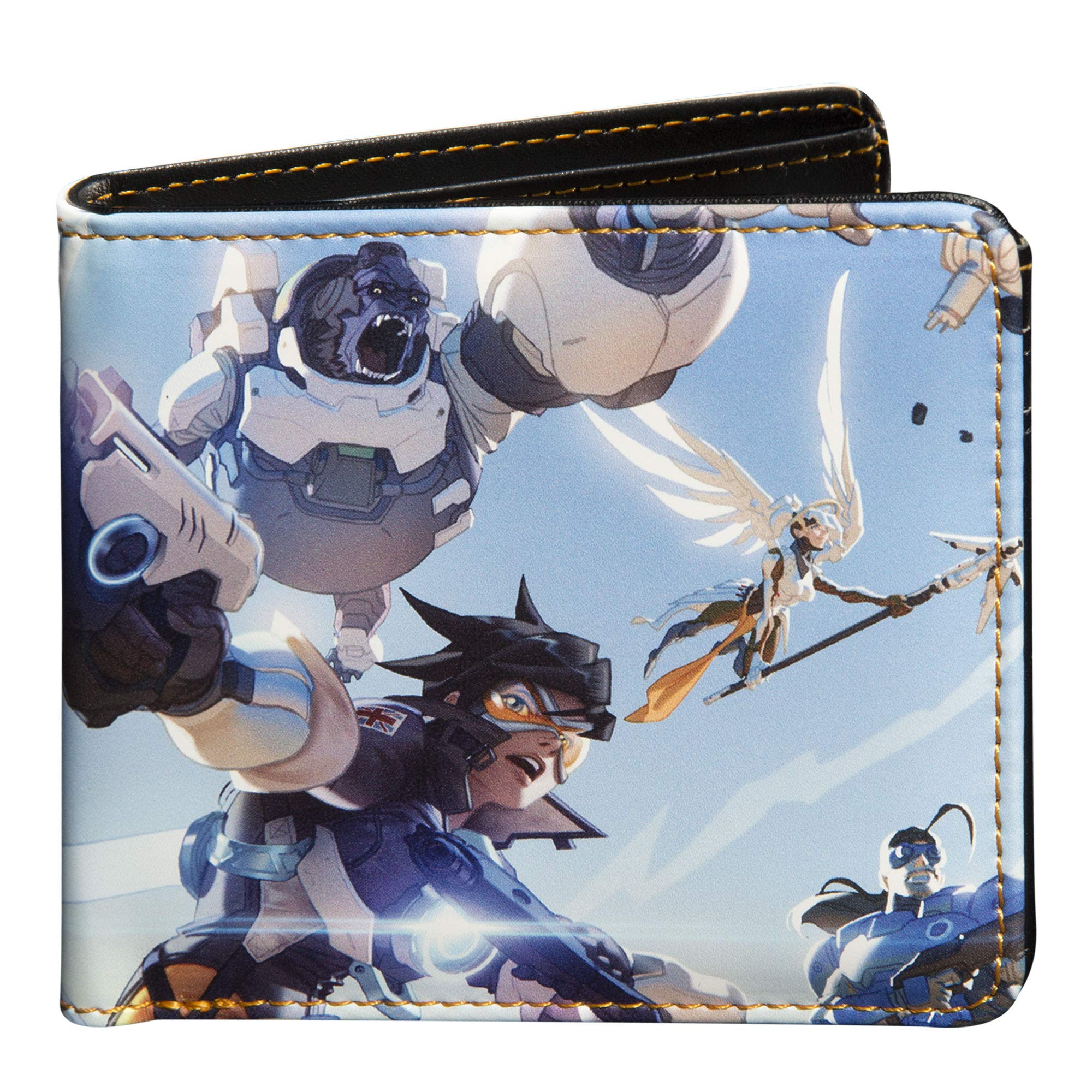 JINX Overwatch Unisex Black Cartoon Wallet