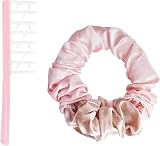 Brushworks Heatless Hair Curling Set Satin Scrunchie Comb No Heat Overnight view 2