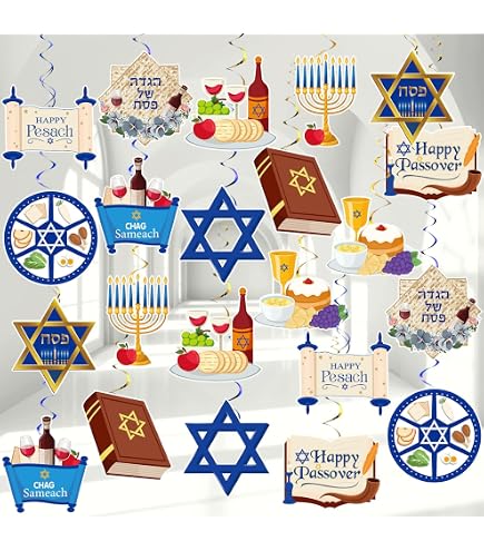 Menkxi 12 Pcs Passover Honeycomb Centerpieces – Jewish Festival Table Decorations For Pesach Seder Party
