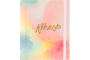 Watercolor Sunset Large Address Book