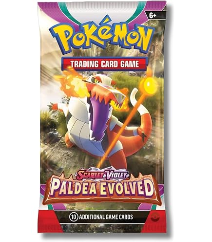 Amazon.com: Pokemon Scarlet & Violet Paldea Evolved Booster Pack