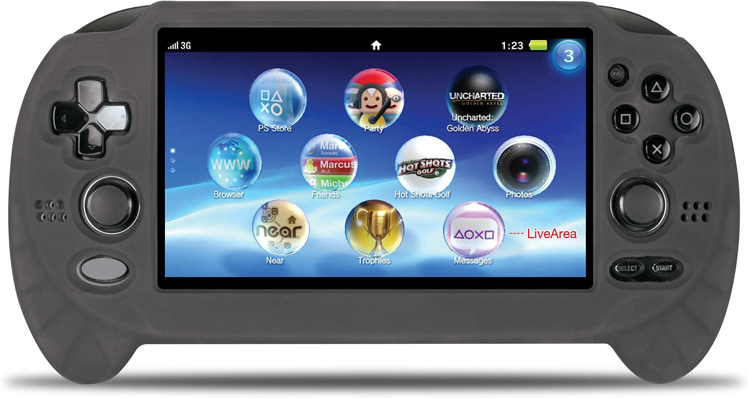 Amazon Com Dreamgear Comfort Grip For Playstation Vita Pch 1000