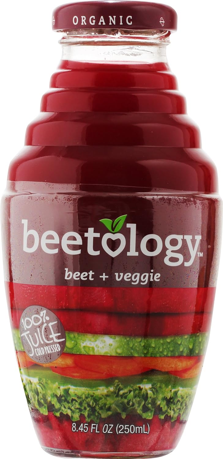 Beetology Organic Beet and veggie Juice 8.45oz (6 Pack)
