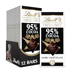 Lindt EXCELLENCE 95% Cocoa Dark Chocolate Bar, Dark