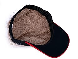 Men's Hair Visor ​Sun Hats Visor with Hair Fake