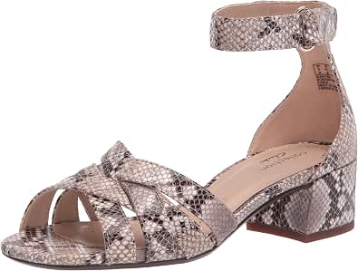 Clarks Women's Caroleigh Rori Heeled Sandal, Natural Snake Synthetic, 10 Clarks Women's Caroleigh Rori Heeled