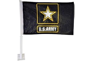 Ramsons Imports Double-Sided Car Flag 12x18 - U.S. Army Logo
