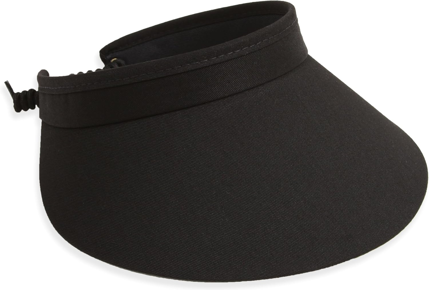 Town Talk 4" Twisted Cord Visor (5200) (Black) Arts