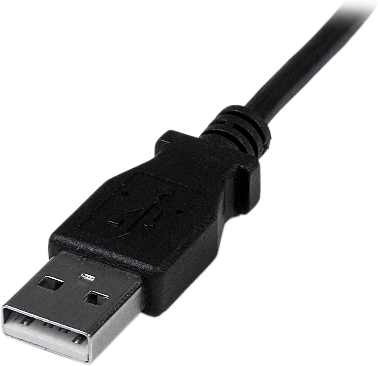 StarTech.com (2m) Mini USB Cable A to Down Angle Mini B, Black, 6 ft/2 m - Image 4