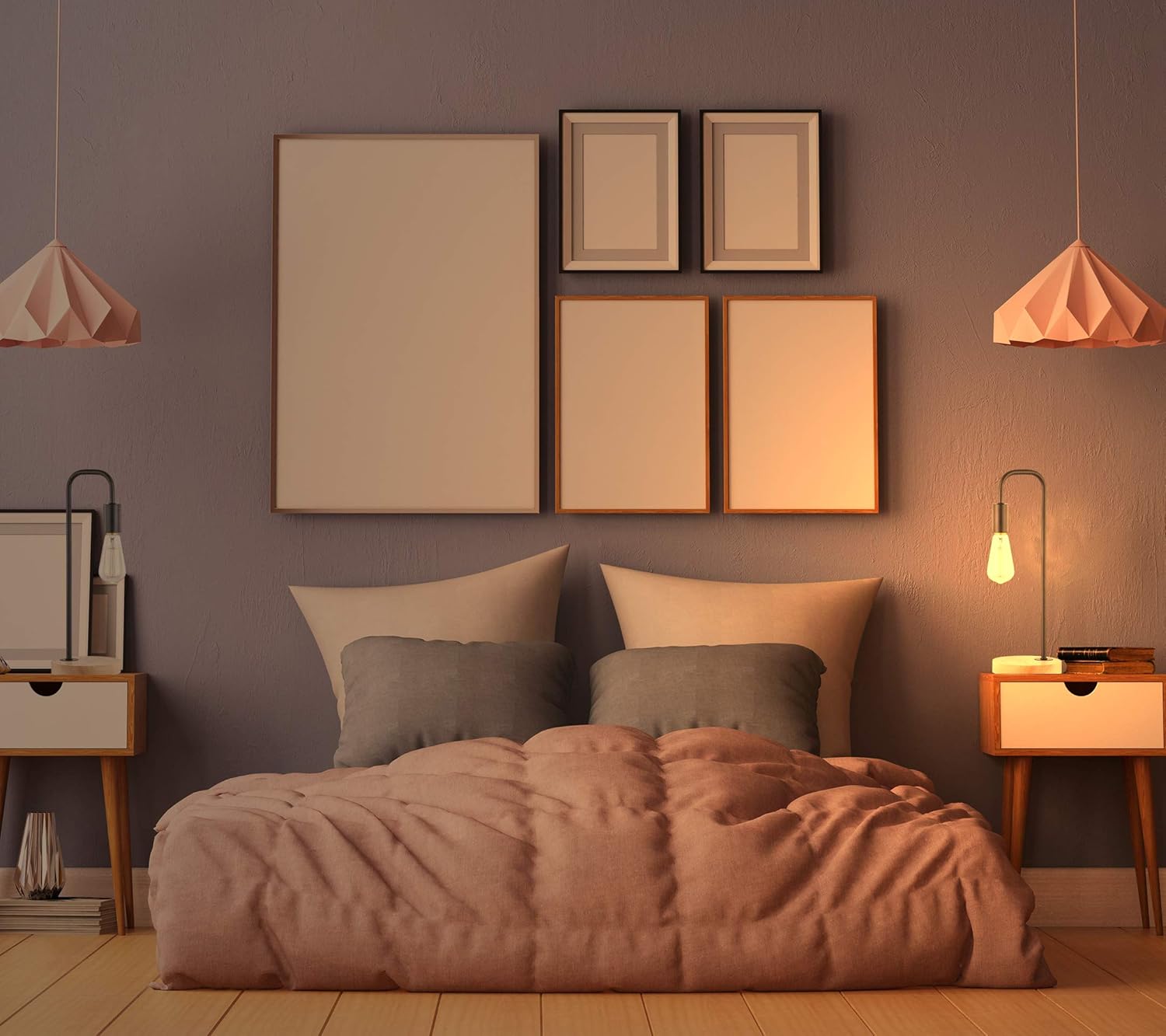 Living Room Leezm Industrial Table Lamp Set Of 2 Vintage Rustic Desk Lamp Wooden Bedside Table Reading Lamp Modern Farmhouse Wood Nightstand Light For Bedrooms Office Edison Bulb Lamps Black 2 Pack Lamps