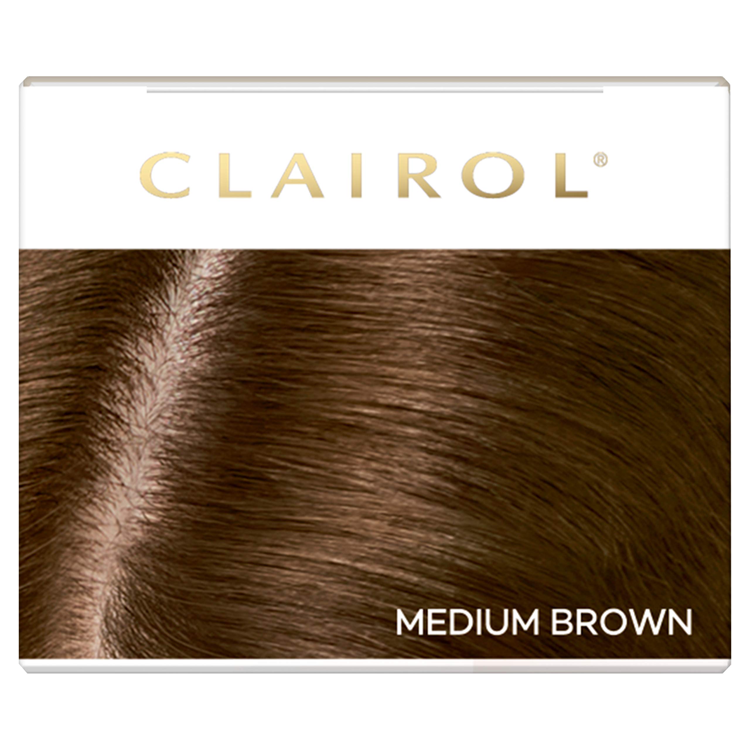 Clairol Root Touch-Up Semi-Permanent Hair Color Blending Gel, 5 Medium Brown, Pack of 2