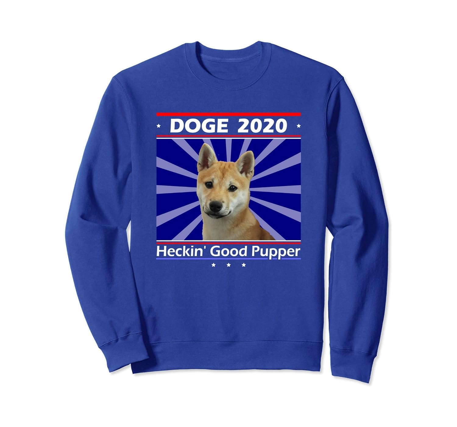 Shiba Inu Sweatshirt | Funny Doge 2020 Political Campaign-anz