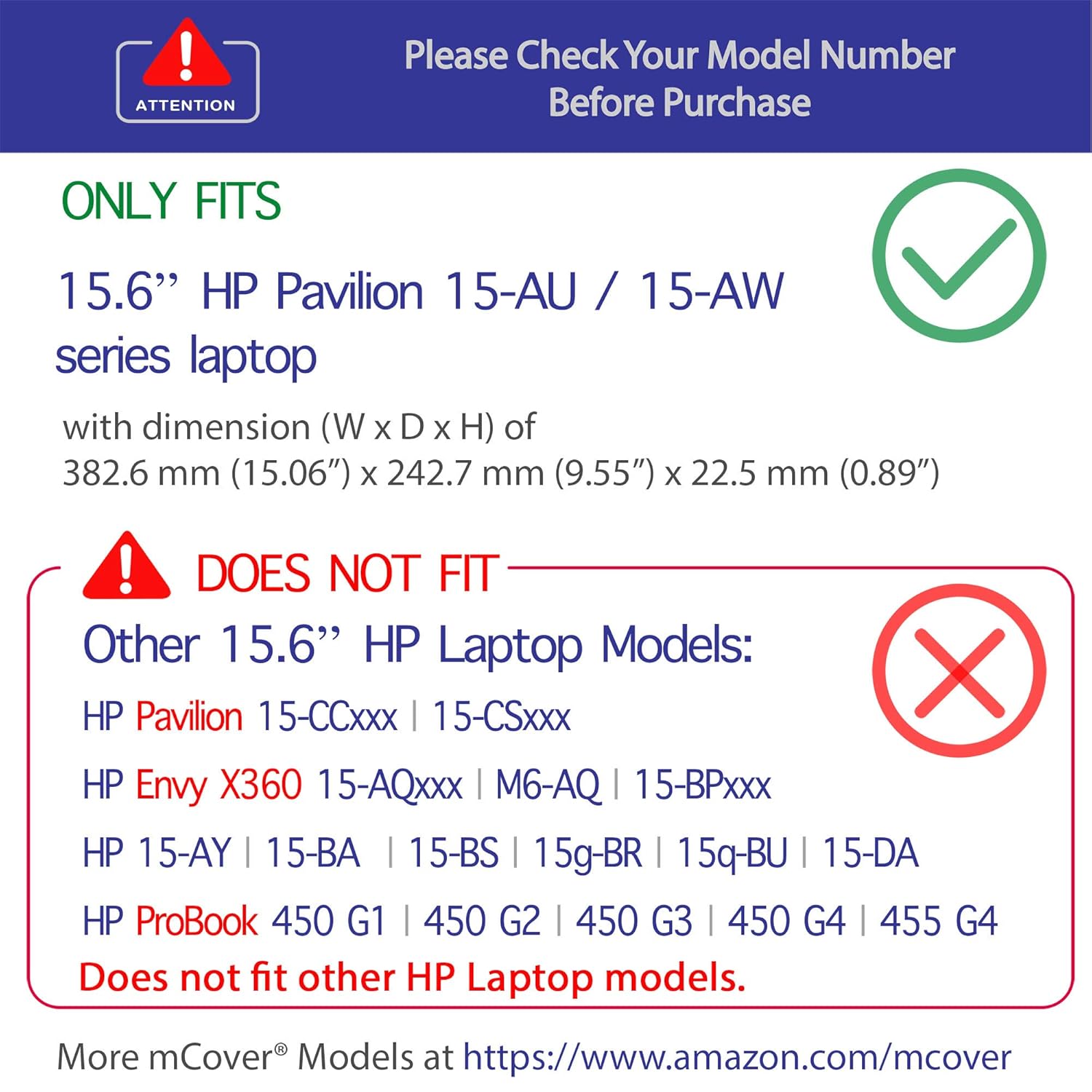 Pavilion 15 Au Black Mcover Hard Shell Case For 15 6 Hp Pavilion 15 Auxxx 15 Au000