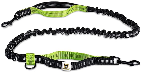 Bungeeteil für Kleine Hunde bis 15 kg passend zur Joggingleine | Dehnbar von 110 bis 160 cm | Auch als Ersatzleine oder Verlä