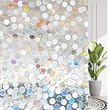rabbitgoo Window Privacy Film Rainbow Window Clings