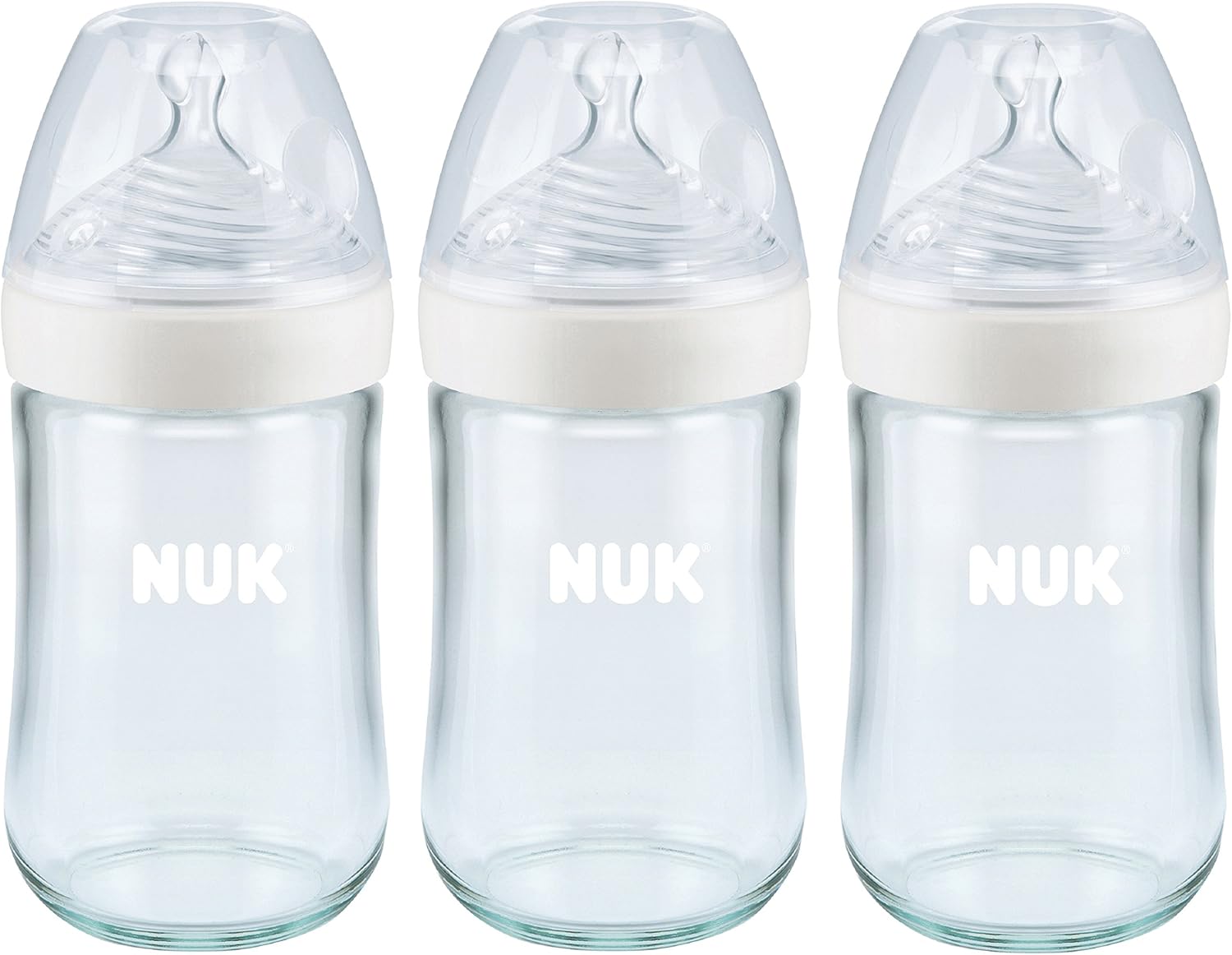 nuk glass bottle set