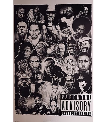 buyartforless Framed Legends of Rap and Hip Hop 80'Sand 90's 24x16