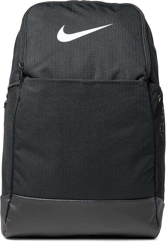 DH7709-010 Nike Brasilia 9.5 Sportrucksack Unisex Schwarz/Weiss, M, 24L, Einheitsgröße