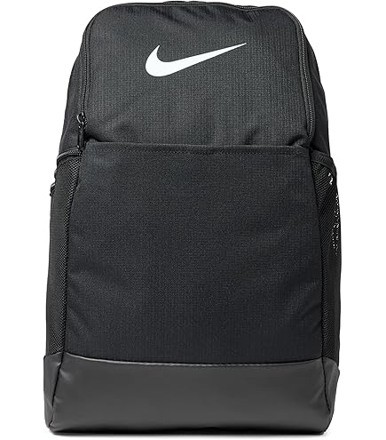 Nike Brasilia Medium Training Backpack for Women and Men with Secure Storage & Water Resistant Coating, Black/Black/White : Clothing, Shoes & Jewelry