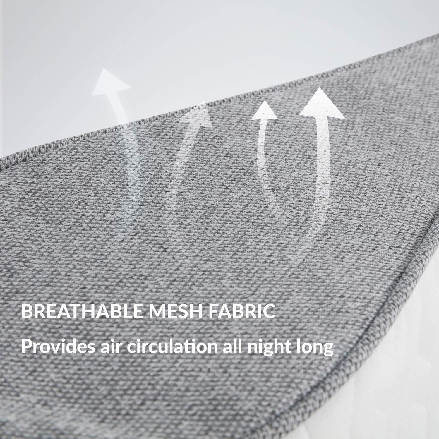 Bedsure Contour Memory Foam Pillow - Ergonomic Cervical Pillows for Neck Pain, Neck Support for Back, Side Sleepers - Gel-Infused Bed Pillows with Washable Zippered Cover - Standard Size: Home & Kitchen