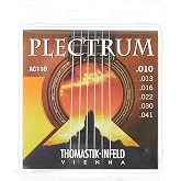 Thomastik-Infeld Plectrum Acoustic Guitar Set 6 Strings E-B-G-D-A-E - AC110 | Acoustic Guitar Set With Warm Balanced Tone, Clear Articulation, Comfortable Feel, Stable Tuning, And Responsive Playability