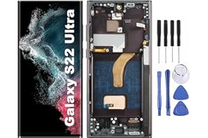 For Samsung Galaxy S22 Ultra LCD Screen Replacement,LCD Display Touch Screen Digitizer Assembly with Repair Tools, Compatible