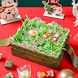 JeeMooTown 500g Green Shredded Tissue Paper Gift Box Filler view 2