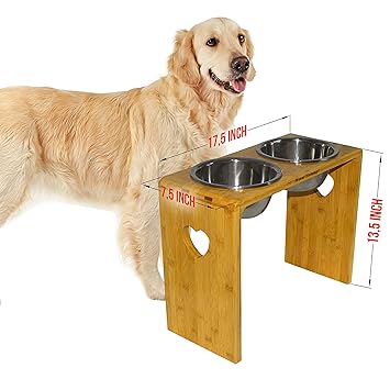 Mmm Yummy Raised Dog Bowls Elevated Pet Feeder For Medium And