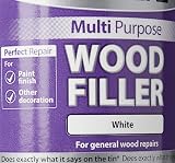 Ronseal 34739 Multi-Purpose Wood Filler White 250g Interior Exterior Flexible view 3