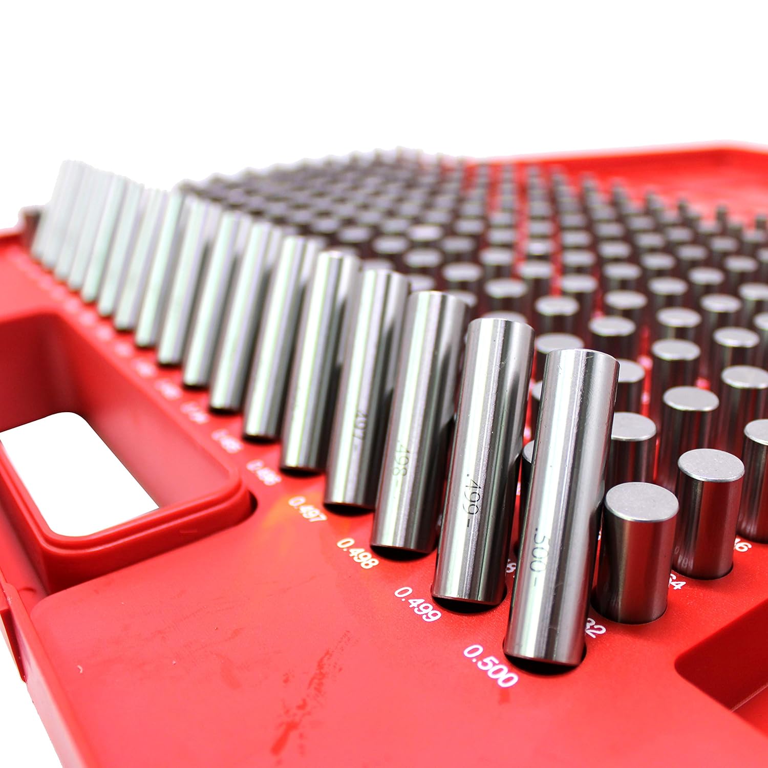 HFS (R) 250 PCS 0.2510.500” M2 Class ZZ Steel Pin Gage Set Minus