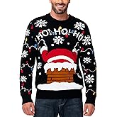 Arankhiger Men Christmas Ugly Sweater Funny Holiday Knit Sweaters