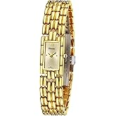 Gold Watches for Women Ladies Quartz Wrist Watches Stainless Steel Band Womens Small Gold Watch Luxury Casual Fashion Bracelet Tools Included