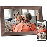 Digital Picture Frame, Frameo 10.1 Inch Smart WiFi Digital Photo Frame 32GB | 1280*800 HD Touch Screen Digital Photo Frame for Wall, Share Photo Video, Birthday Gifts for Women, Wedding Gifts for Couple