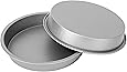 G & S Metal Products Company OvenStuff Nonstick Round Cake Baking Pan 2 Piece Set, 9", Gray